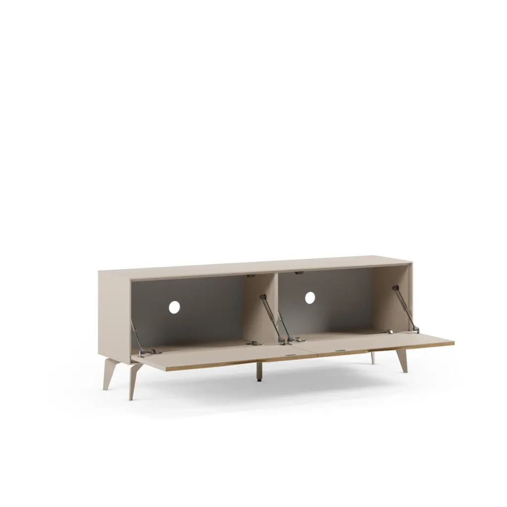 Mueble TV Jaden Crema Roble-UD 2 Puertas