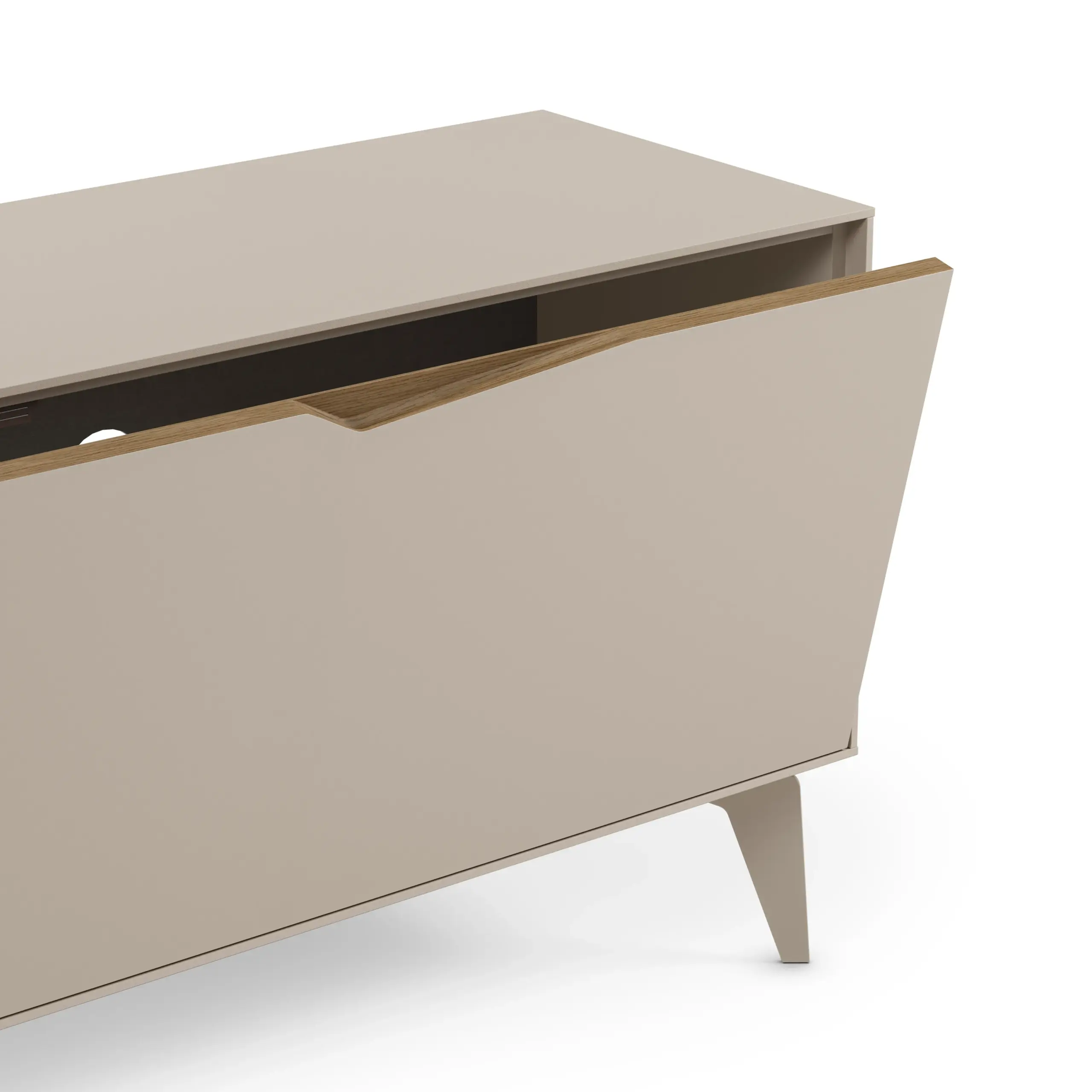 Mueble TV Jaden Crema Roble-UD 2 Puertas