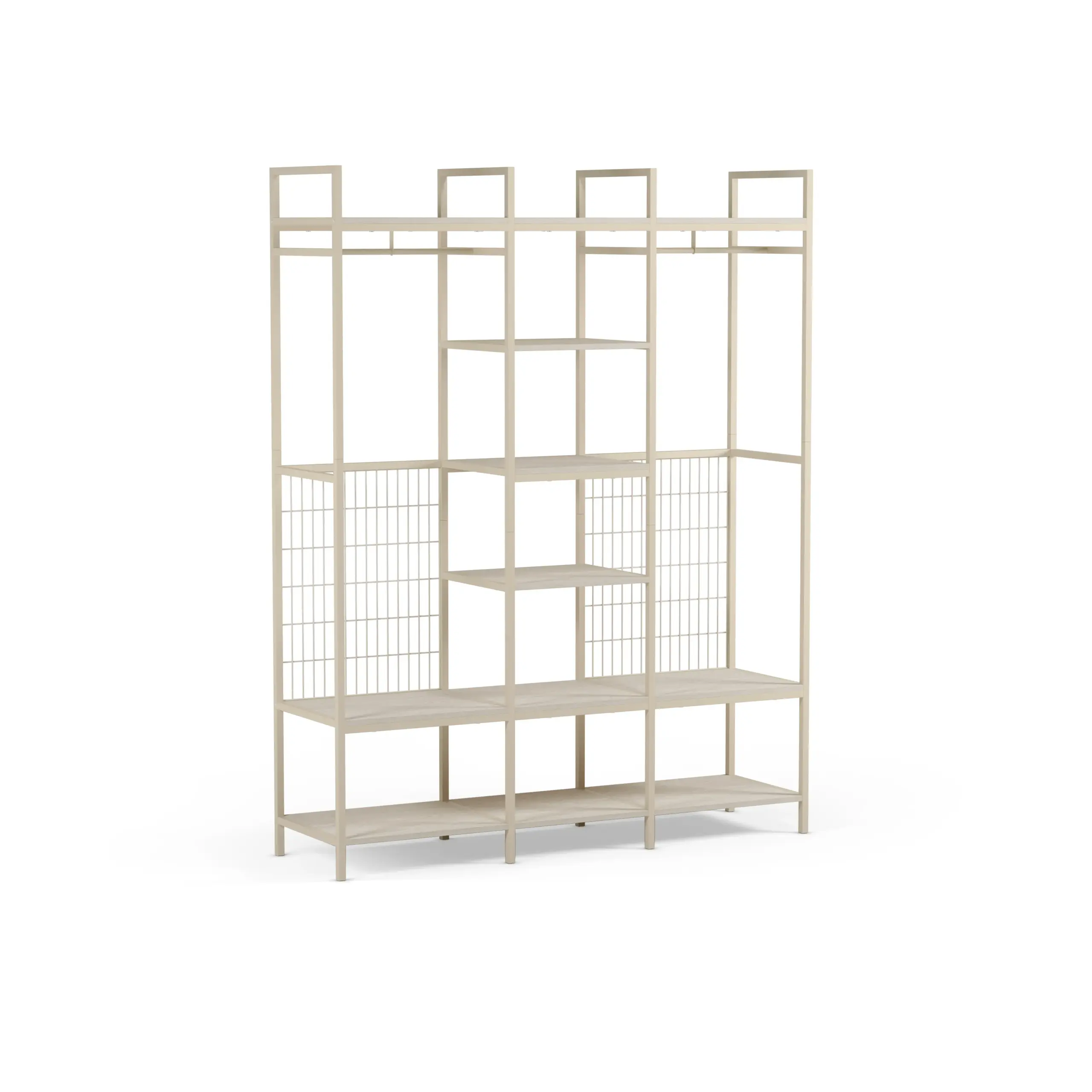 Vestidor Abierto Amara Crema 140 cm
