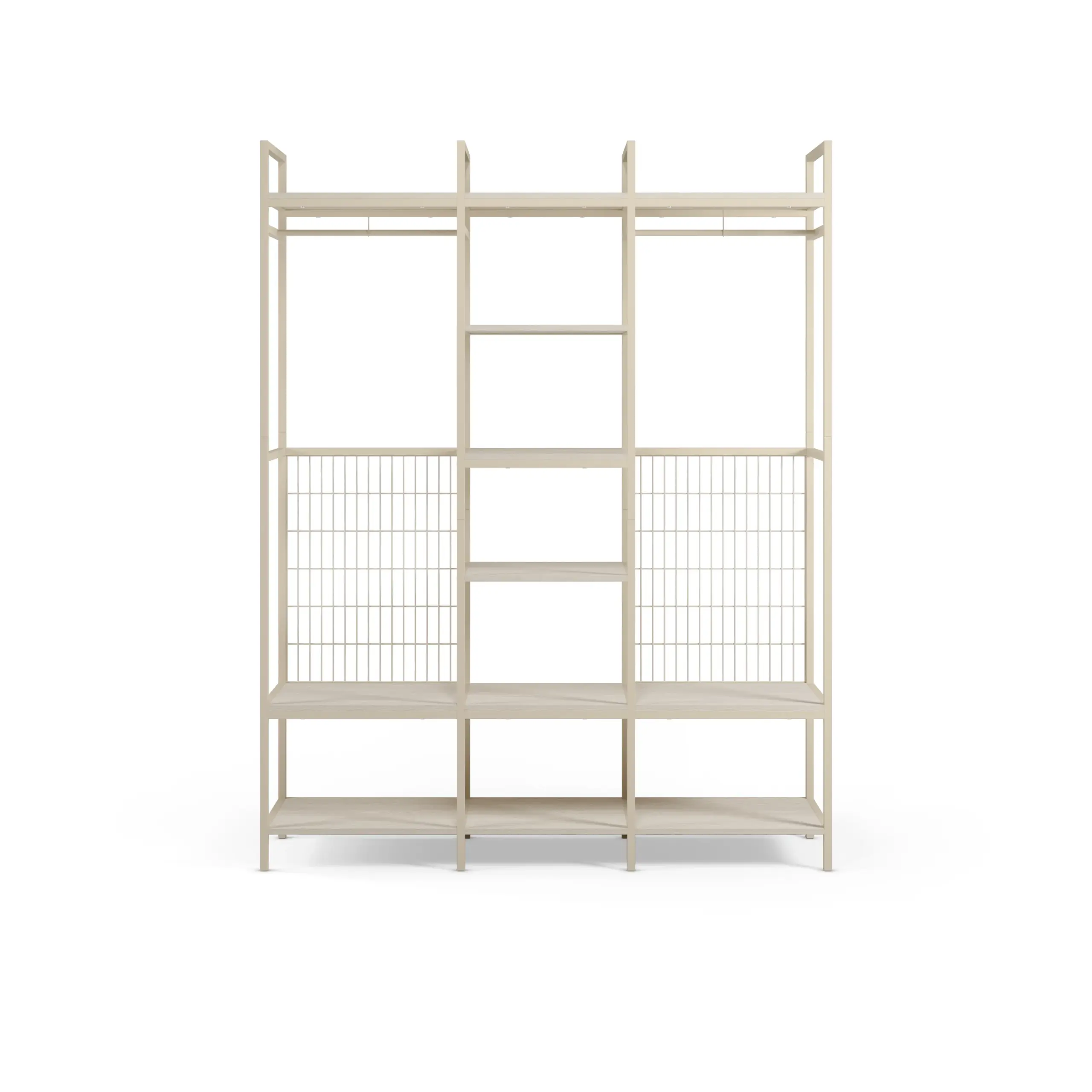 Vestidor Abierto Amara Crema 140 cm