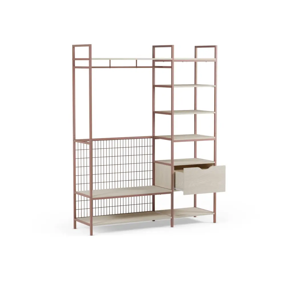 Vestidor Abierto Amara Terracota 140 cm 3_risultato Vestidor Abierto Amara Terracota 140 cm
