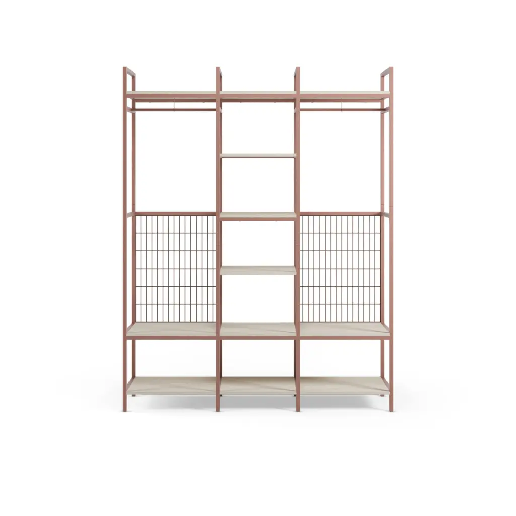 Vestidor Abierto Amara Terracota 140 cm 5_risultato Vestidor Abierto Amara Terracota 140 cm