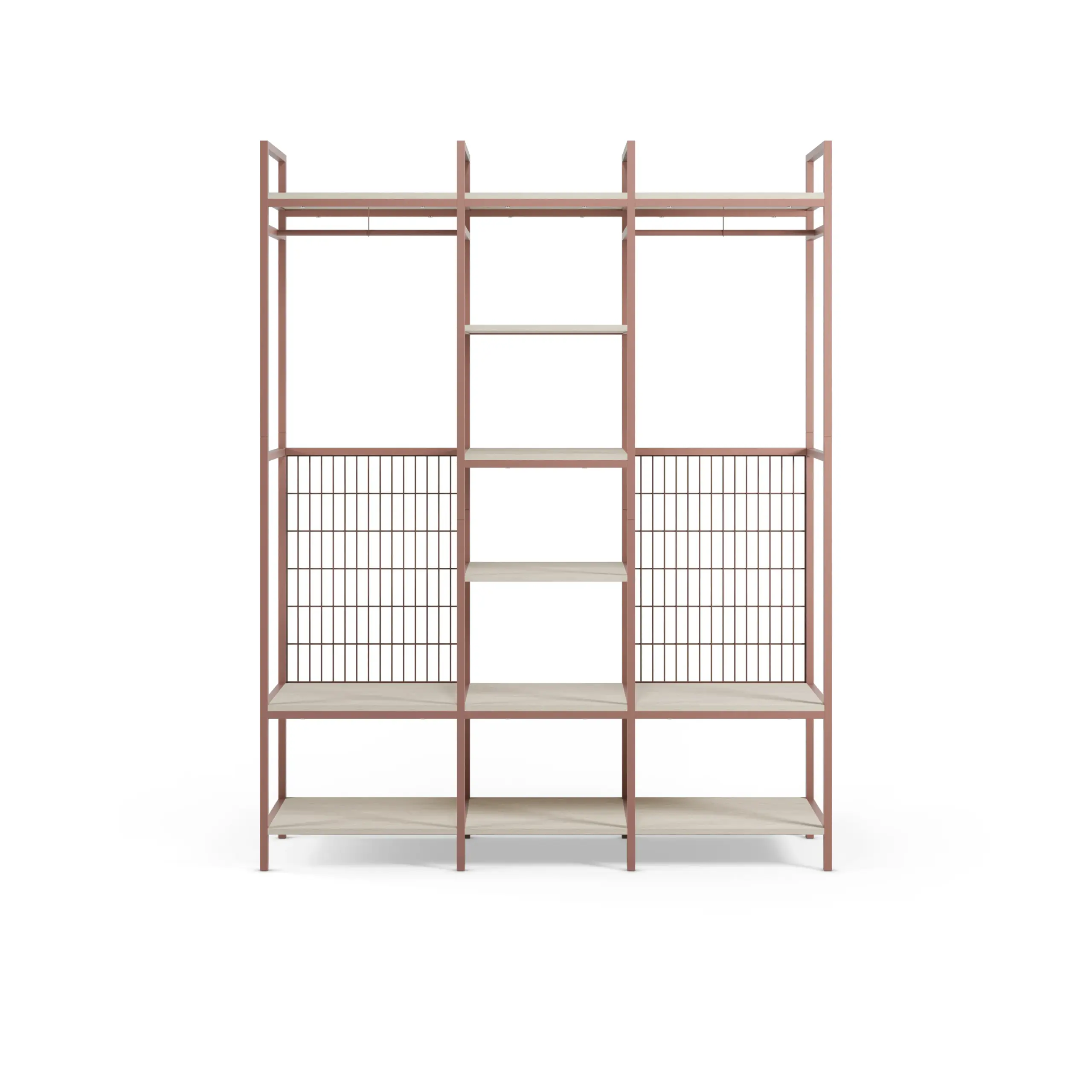 Vestidor Abierto Amara Terracota 140 cm 5_risultato Vestidor Abierto Amara Terracota 140 cm
