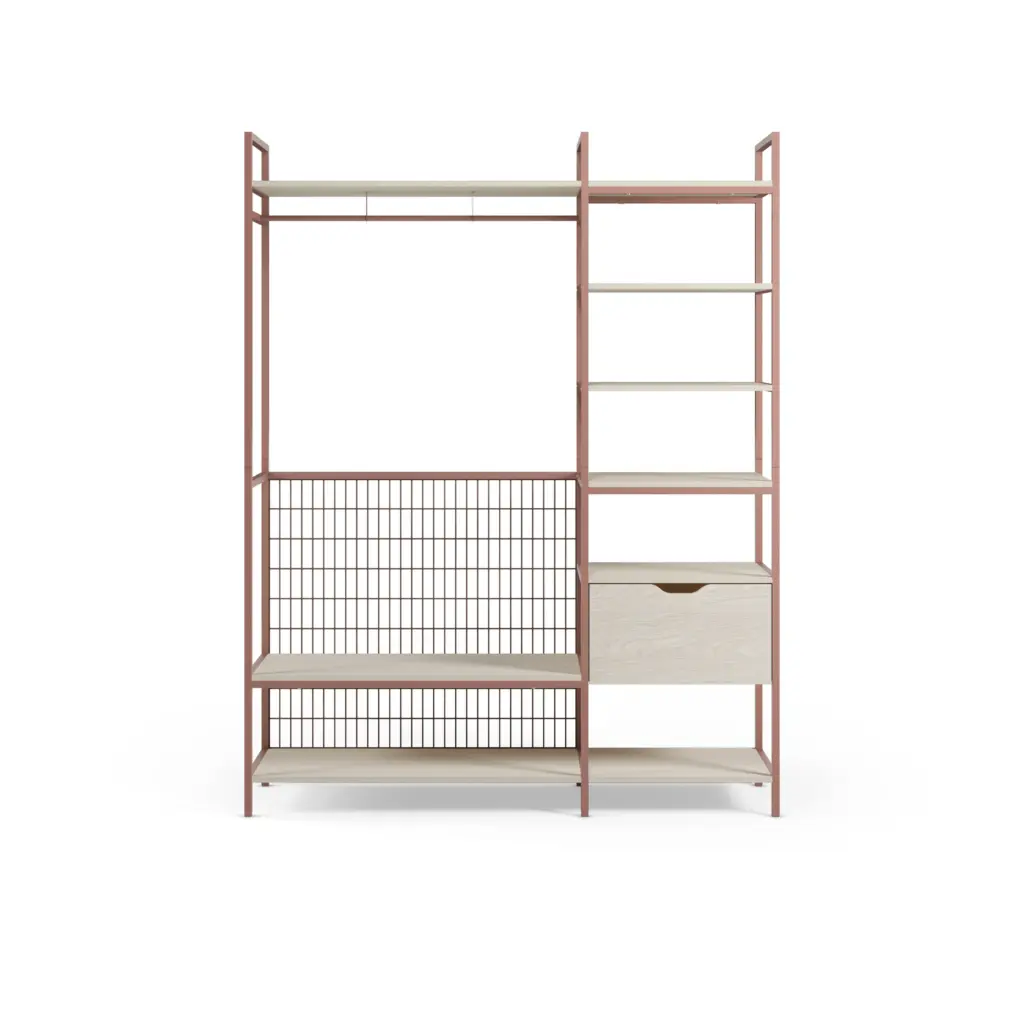 Vestidor Abierto Amara Terracota 140 cm 6_risultato Vestidor Abierto Amara Terracota 140 cm