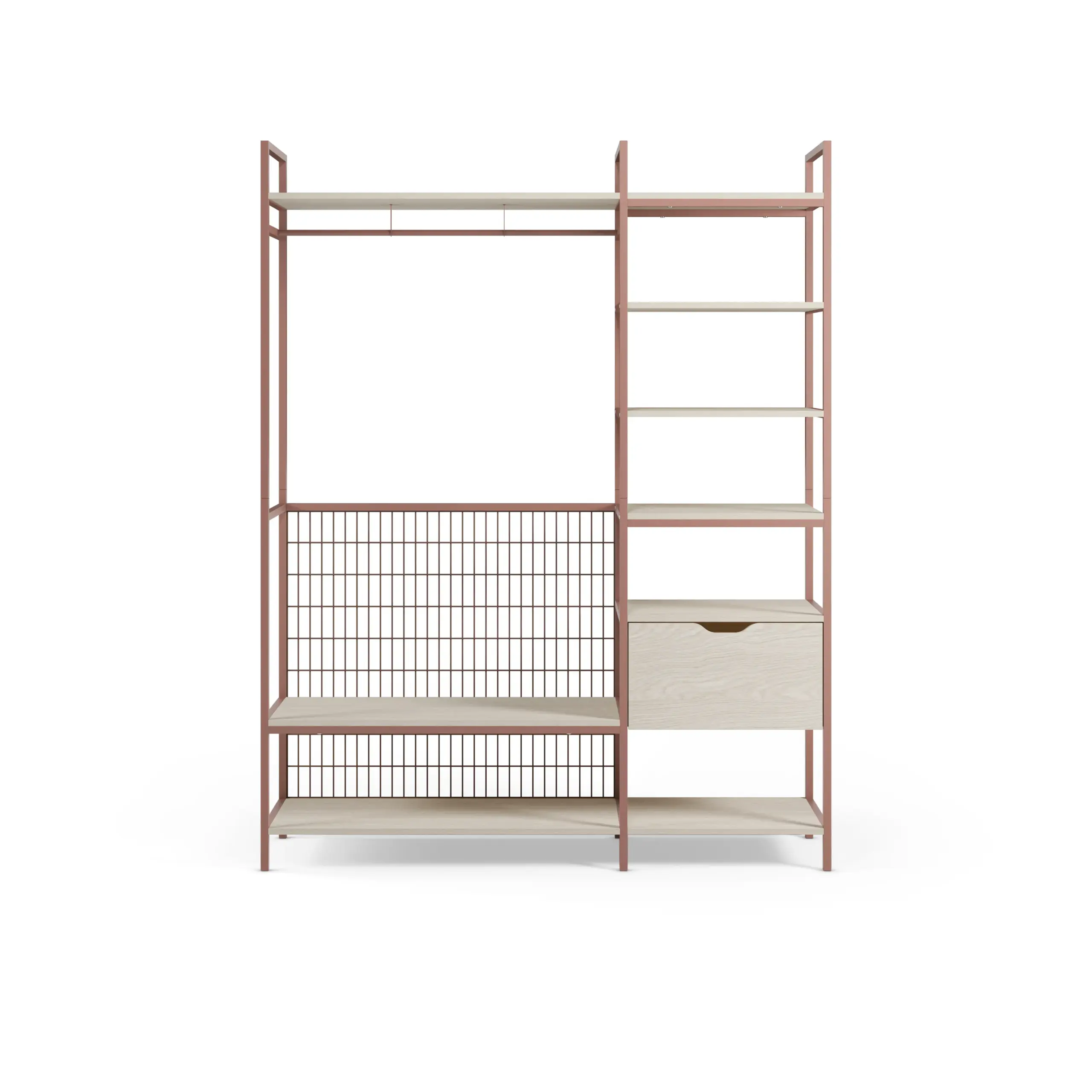 Vestidor Abierto Amara Terracota 140 cm 6_risultato Vestidor Abierto Amara Terracota 140 cm