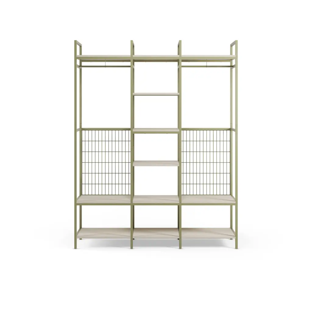 Vestidor Abierto Amara Verde 140 cm 5_risultato Vestidor Abierto Amara Verde 140 cm
