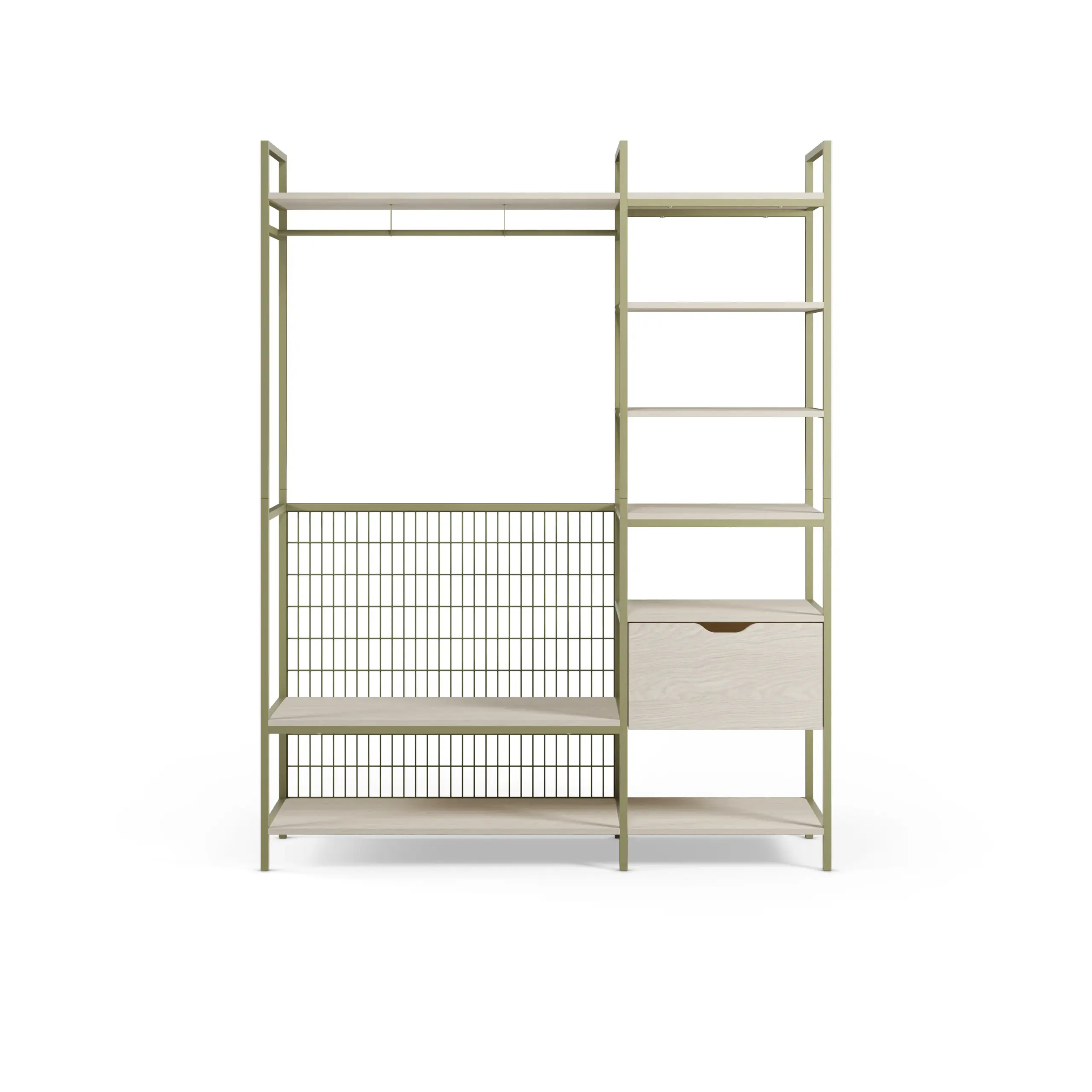 Vestidor Abierto Amara Verde 140 cm
