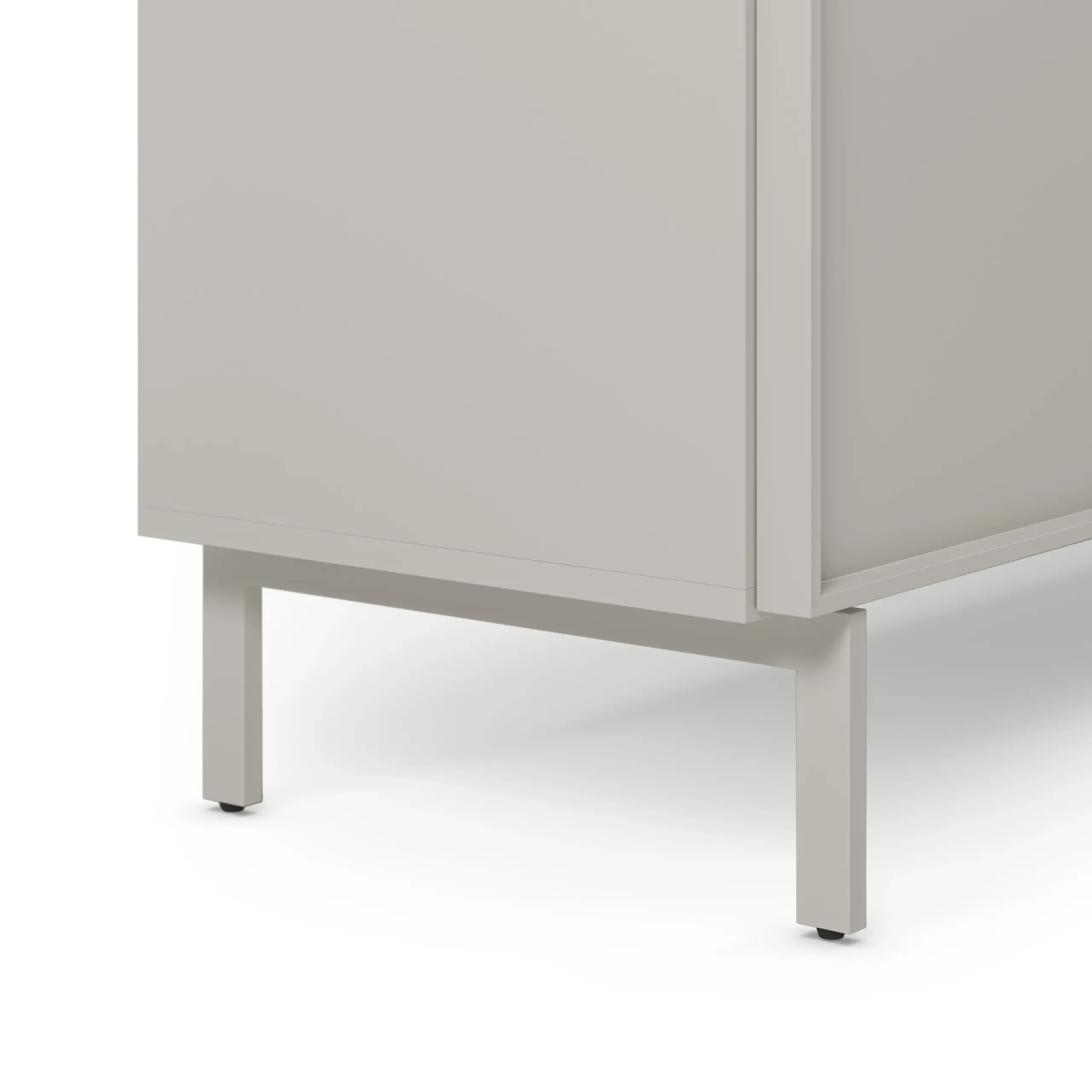 Aparador Brise de cuatro puertas en color crema de 180 cm 3_risultato