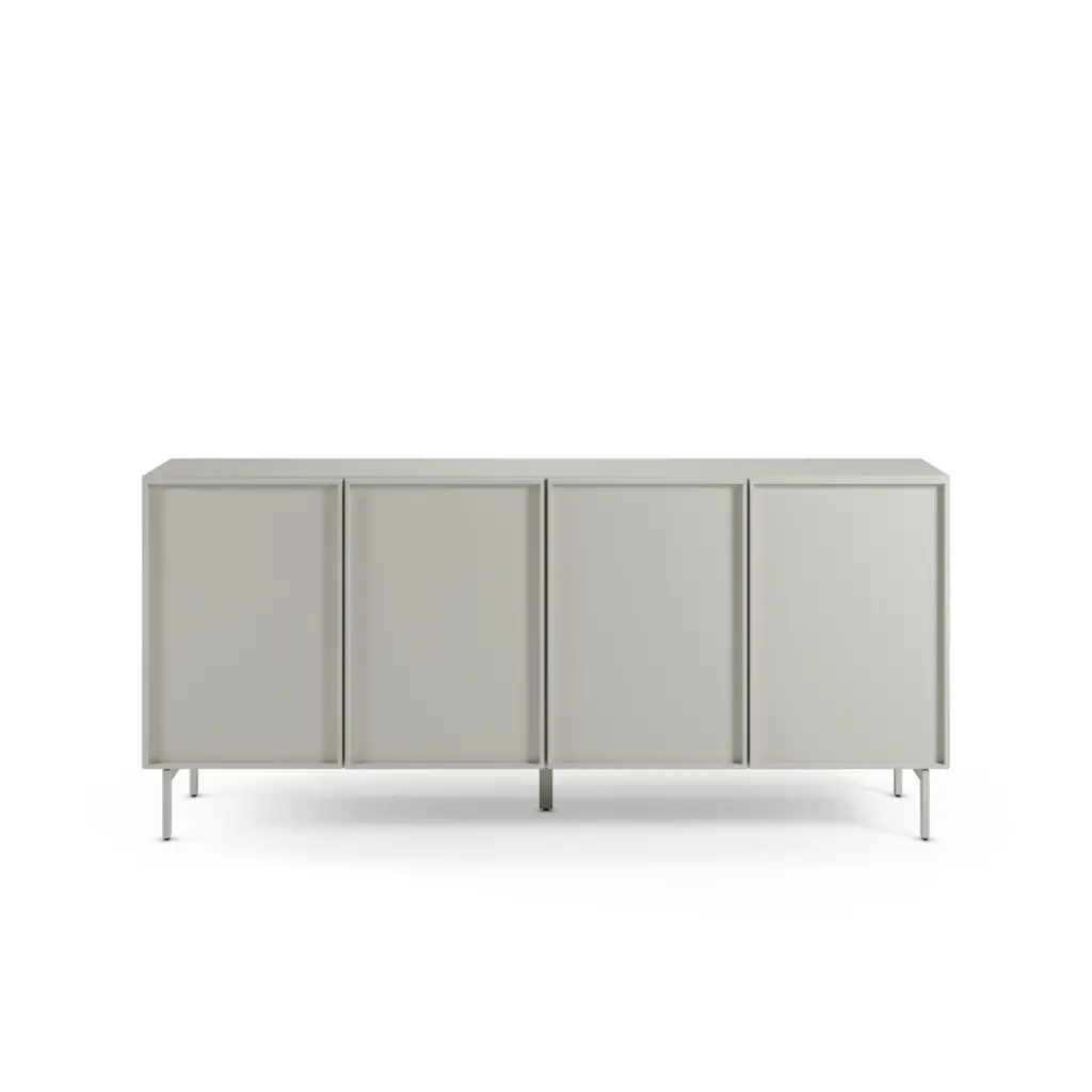 Aparador Brise de cuatro puertas en color crema de 180 cm 4_risultato Aparador Brise de cuatro puertas en color crema de 180 cm