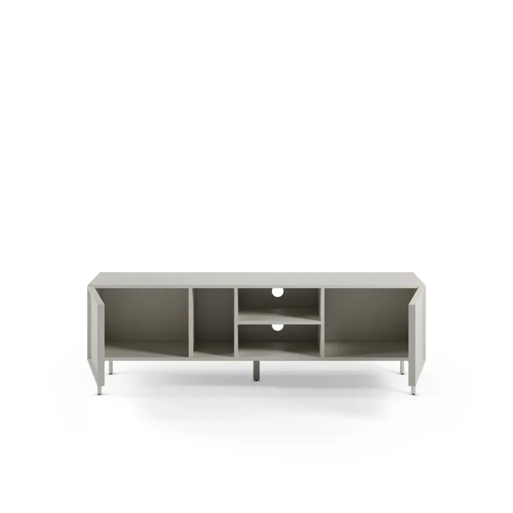 Mueble TV Brise de 160 cm con 2+3 puertas en color crema 2_risultato