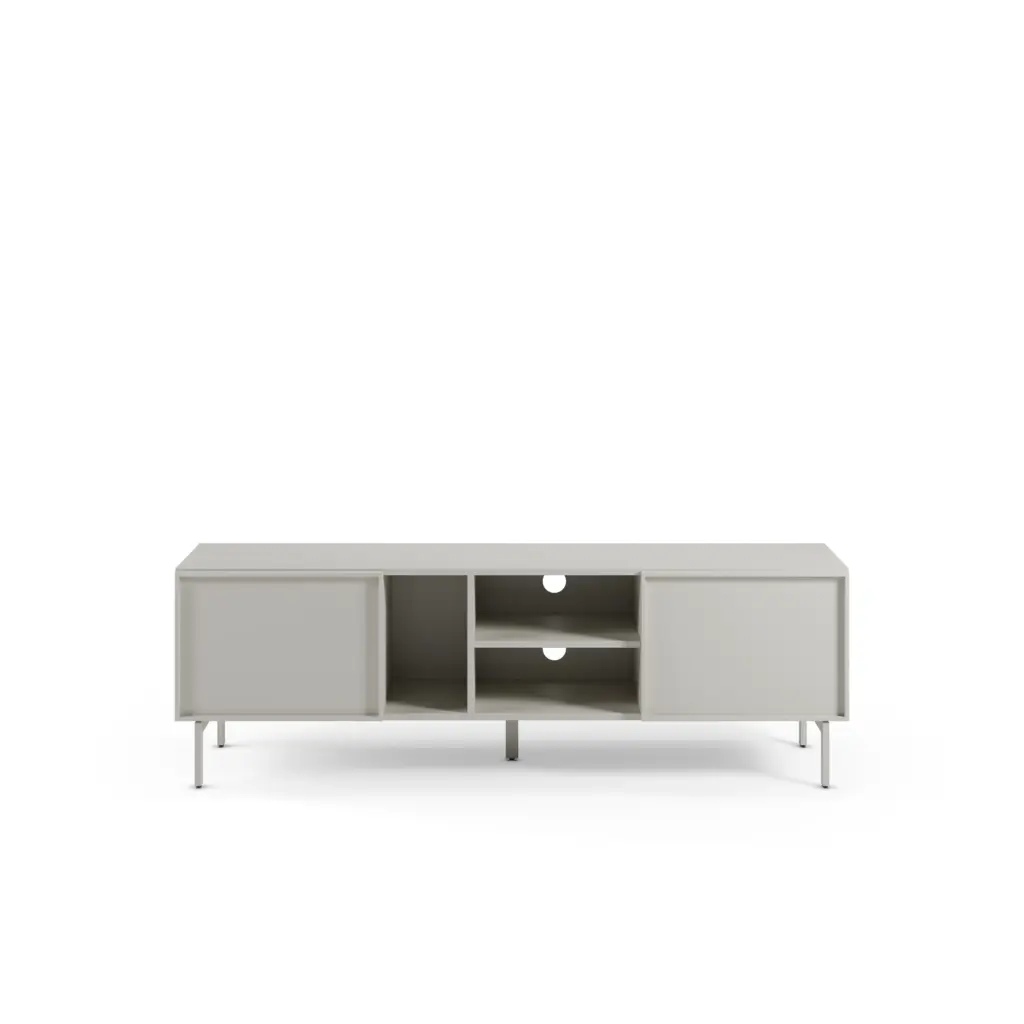 Mueble TV Brise de 160 cm con 2+3 puertas en color crema 4_risultato