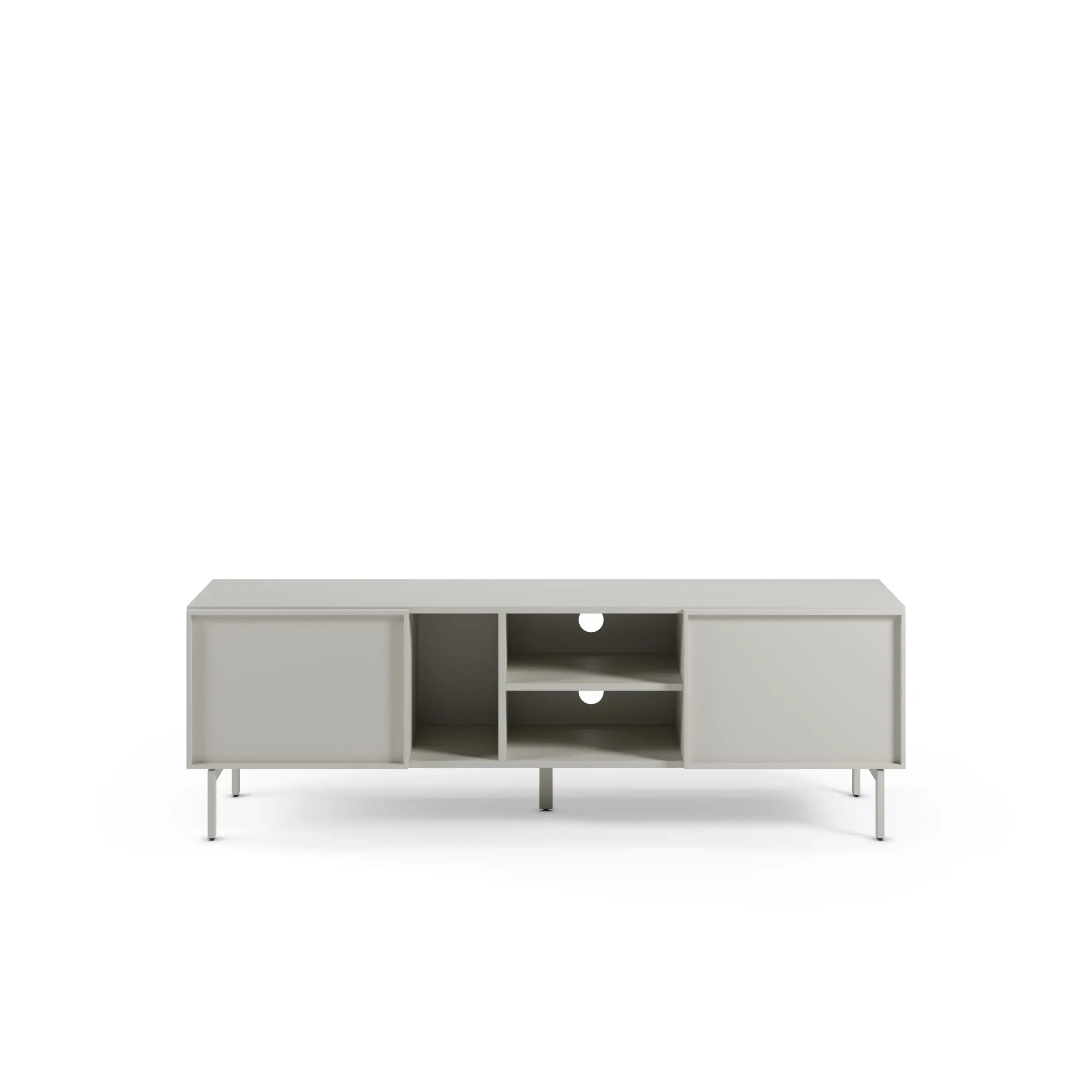 Mueble TV Brise de 160 cm con 2+3 puertas en color crema 4_risultato