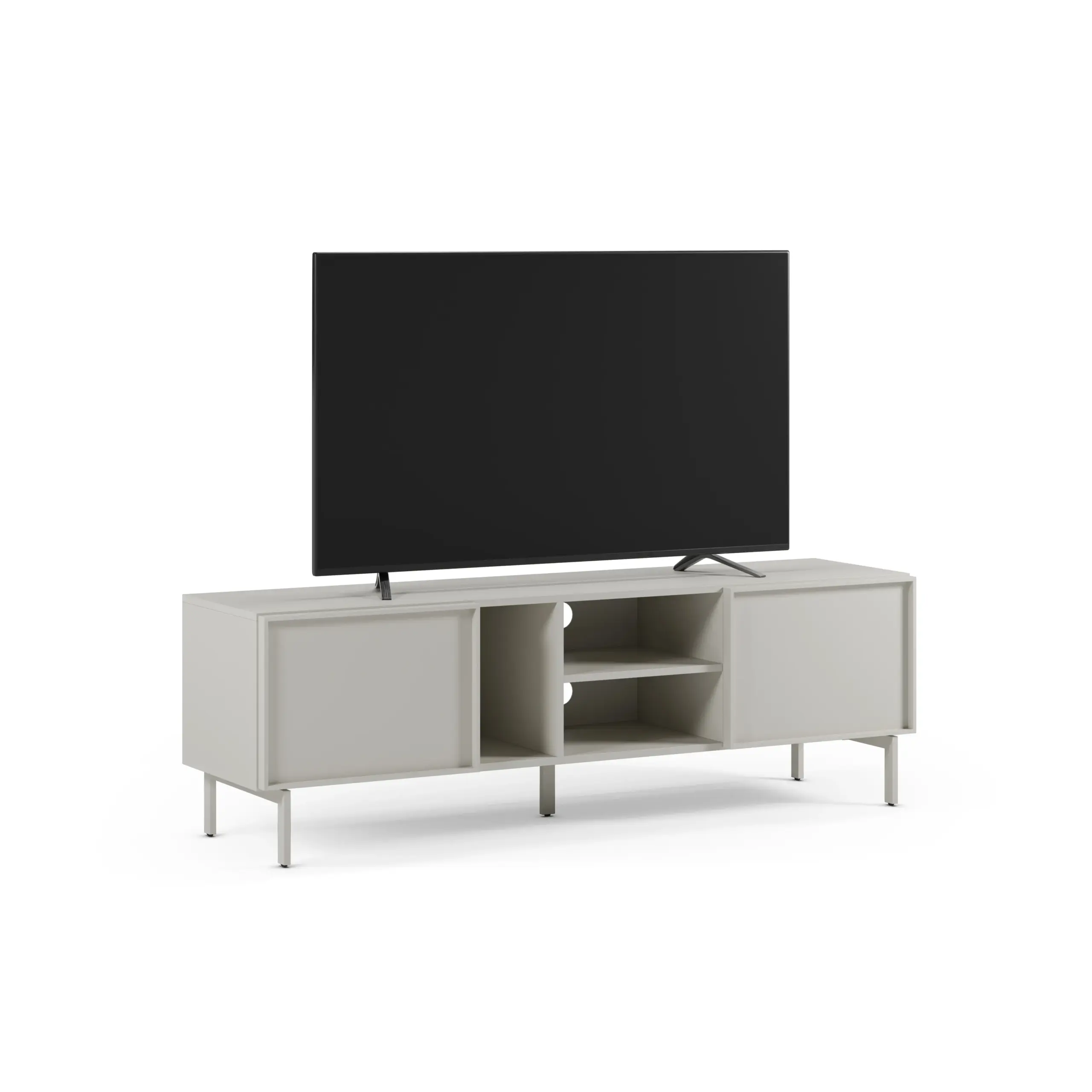 Mueble TV Brise de 160 cm con 2+3 puertas en color crema