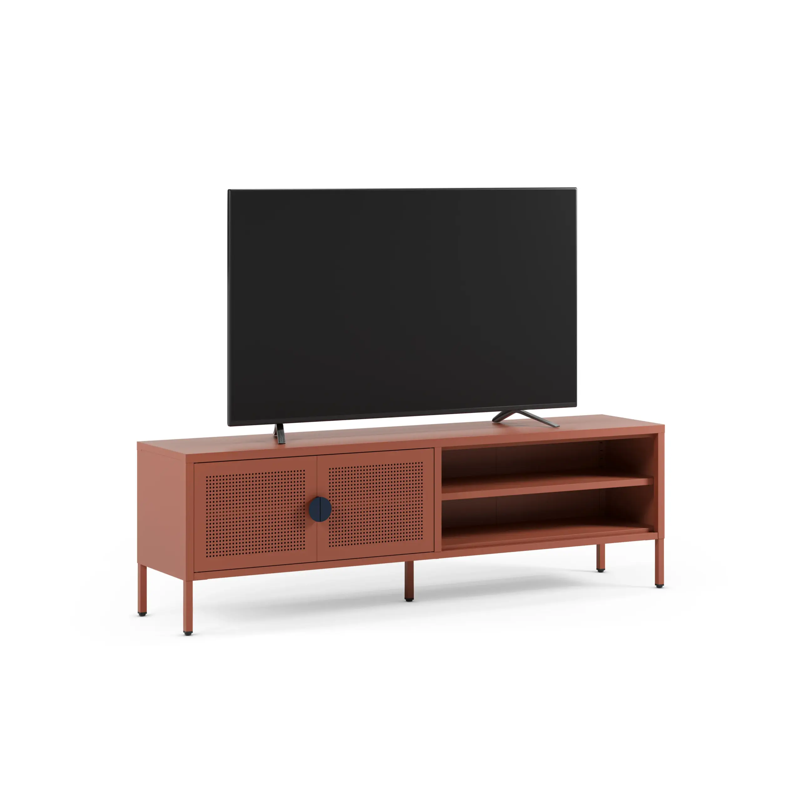 Mueble TV Sayla de 160 cm en color terracota