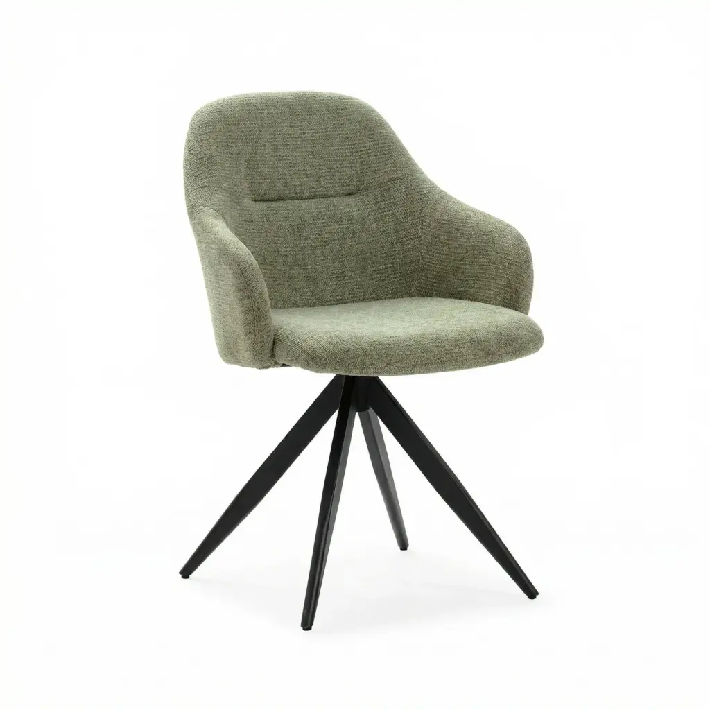 Sillón Giratorio Tamara Verde para salón