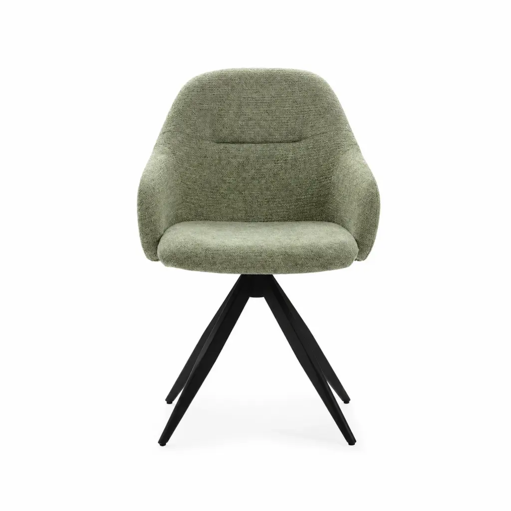 Sillón Giratorio Tamara Verde para salón