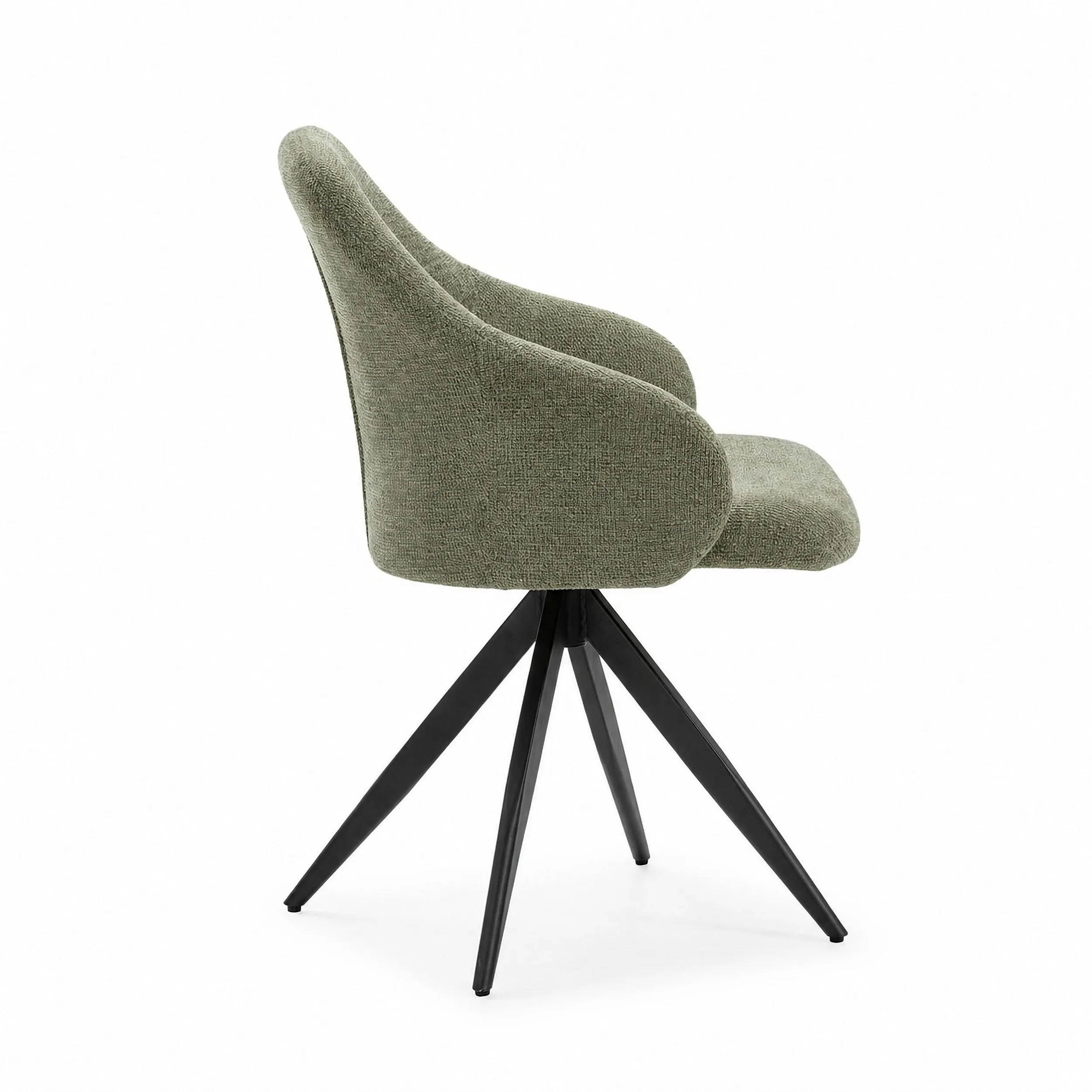 Sillón Giratorio Tamara Verde para salón